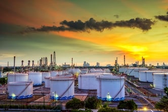 Oil and gas industry - refinery at sunset - factory - petrochemi.jpg