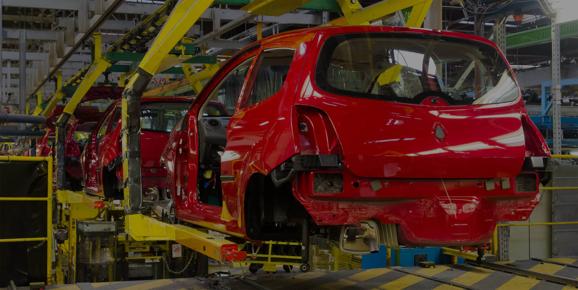 Automotive manufacturing plant that uses an environmental management system.