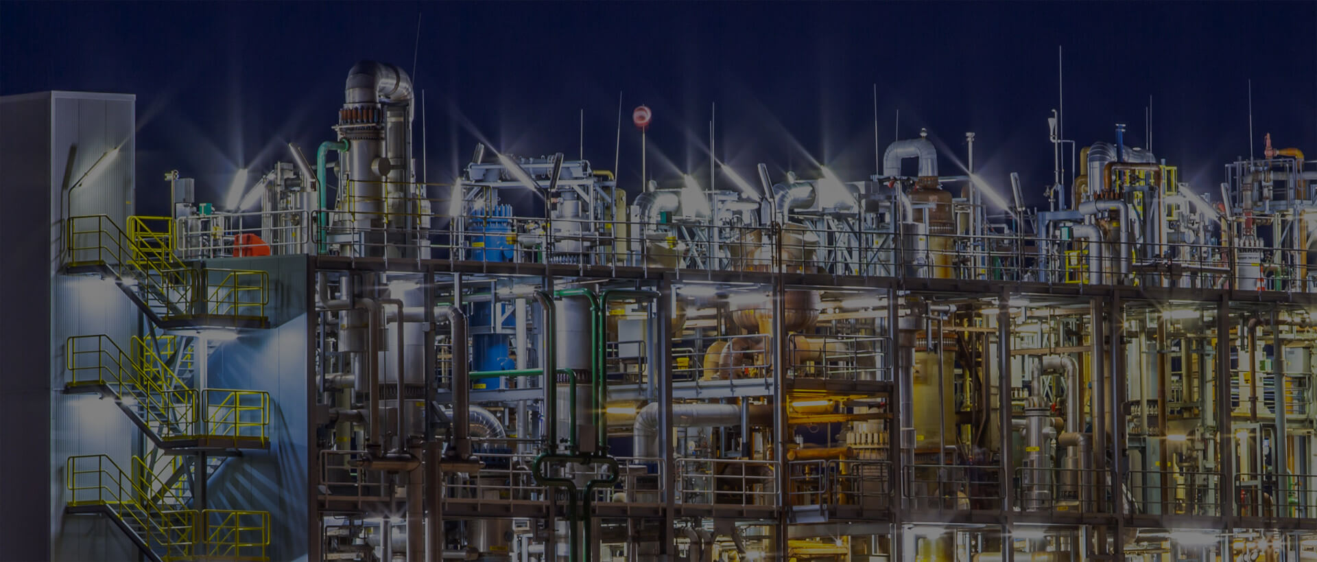 Chemical plant that uses EHS management software to deal with environmental compliance.