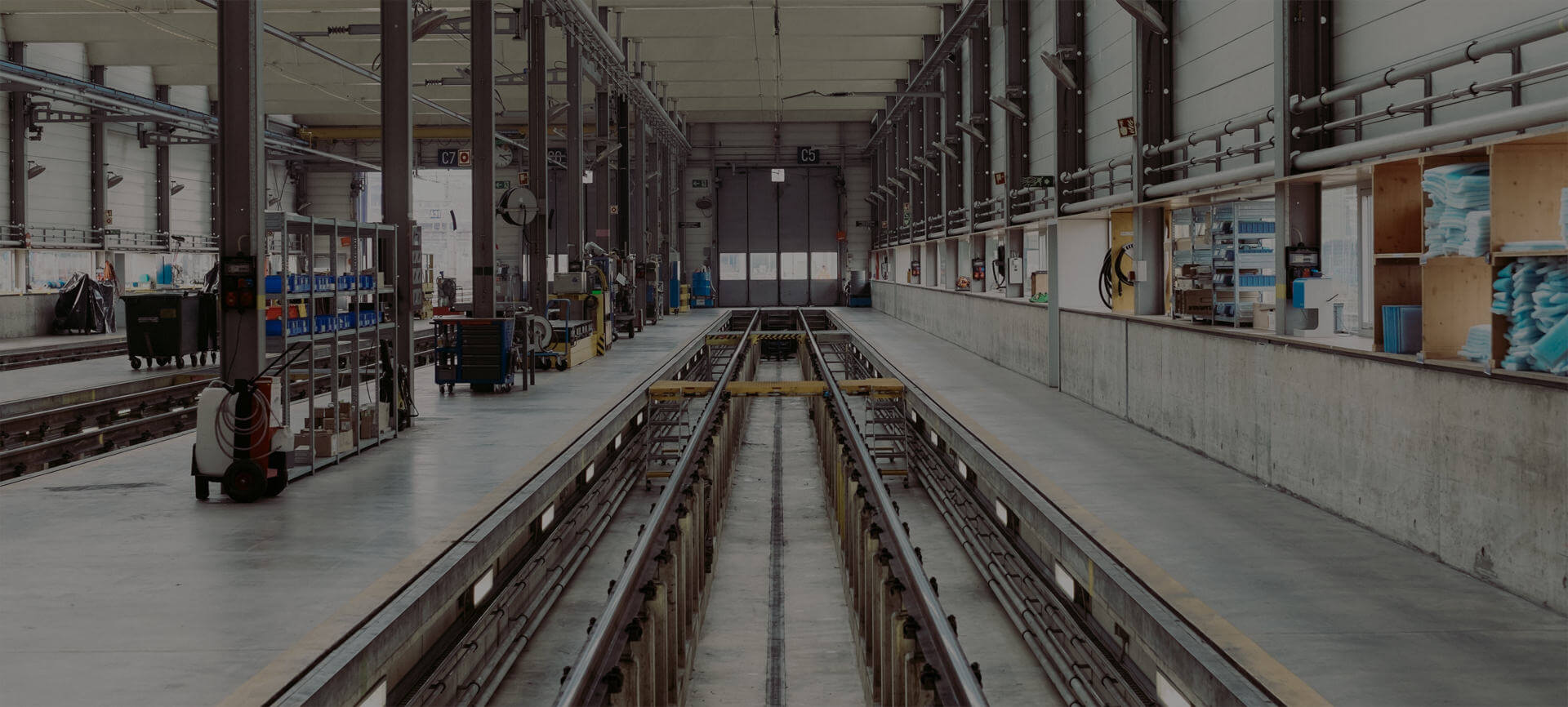 Organized general manufacturing workshop.