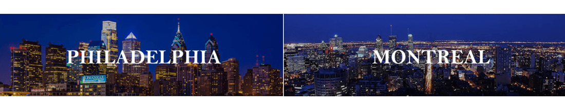 Graphic for Philadelphia and Montreal