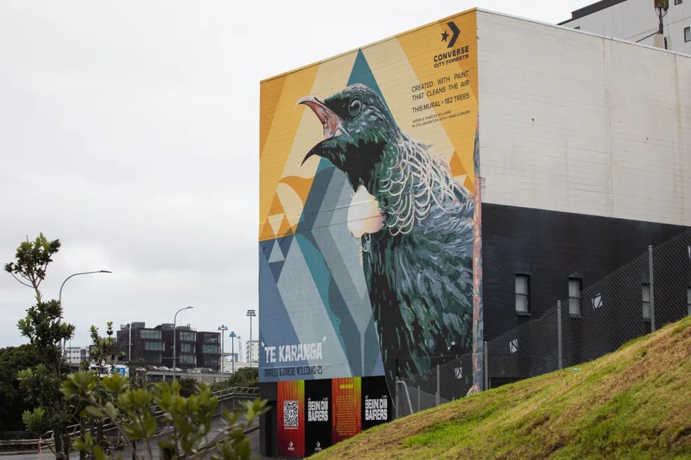 CO2 Absorbing Paint Mural